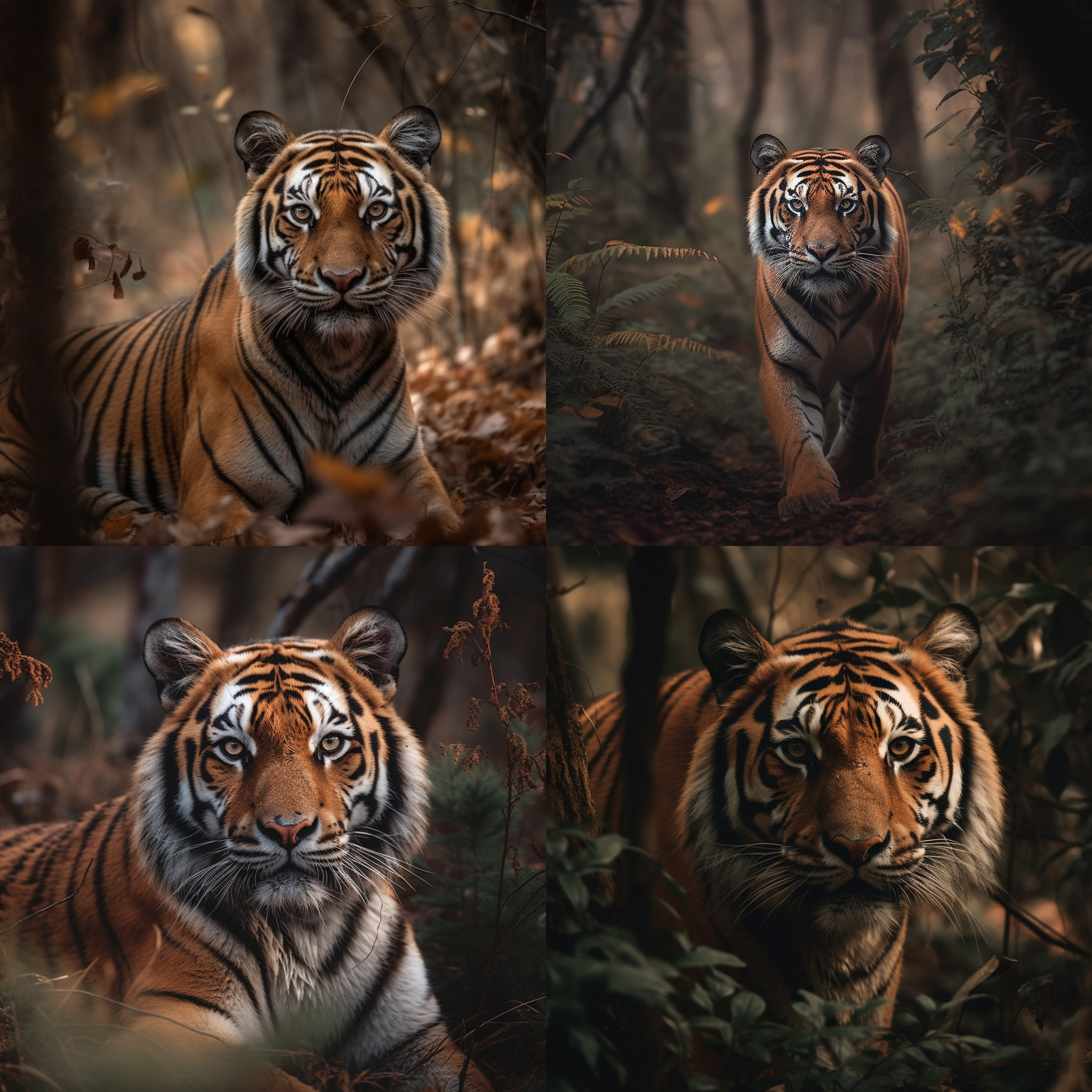 A Tiger in the Wild with Very High Stylize