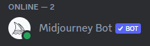 The Midjourney Bot in Discord